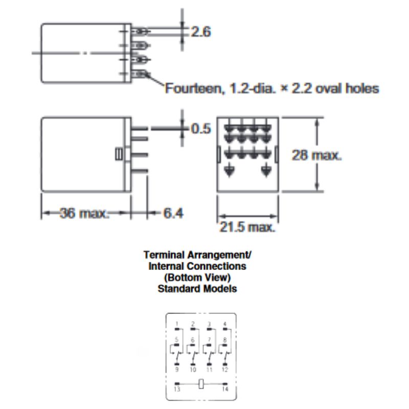 RELAY AC 12V 6176